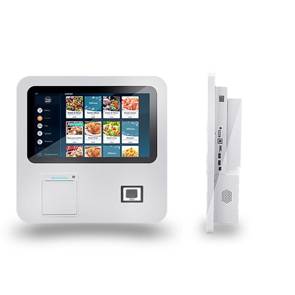 15.6'' Touch Screen Terminal Self Service Kiosk With Printer 2D Scanner