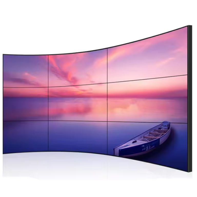 55 65 inch 3×3 4×4 Multi Splicing Advertising Screen 4K FHD LCD Video Wall Display Monitor